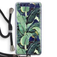 Bananenbladeren: Honor 9 Transparant Hoesje met koord