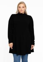 Yoek Tuniek wide bottom pofmouw | Zwart | Maat 38/40