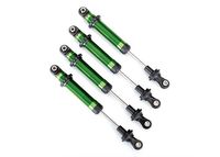 Traxxas - Shocks, GTS, aluminum (green-anodized) (assembled without springs) (4) (TRX-8160-GRN) - thumbnail