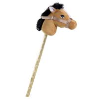 Pluche stokpaardje - bruin - 70 cm - speelgoed dieren voor kinderen Pluche stokpaardje - bruin - 70 cm - speelgoed dieren voor kinderen