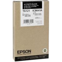 Epson inktpatroon foto zwart T 612 220 ml T 6121