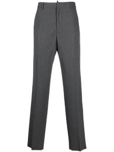 DSQUARED2 pantalon de costume à plaque logo - Gris