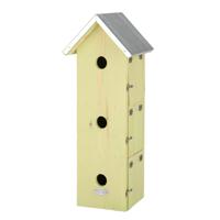 Best for Birds Houten vogelhuisje/nestkastje - Mussenvilla/flat - 51 x 19 cm - Vogelnestjes