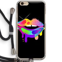 Lip Palette: iPhone 6 / 6S Transparant Hoesje met koord