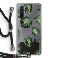 Tropische bladeren: Xiaomi Mi Note 10 Pro Transparant Hoesje met koord