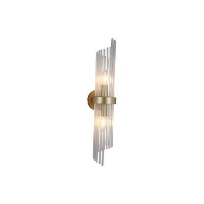 Searchlight WandlampLara goud met helder glas - 11500-2GO