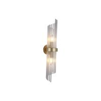 Searchlight WandlampLara goud met helder glas - 11500-2GO
