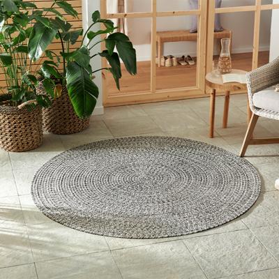 Rond Buitenkleed Trenzado - Beige maat: xcm - materiaal: Polypropyleen - Dekbed-Discounter.nl