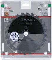Bosch Accessories Bosch 2608837704 Hardmetaal-cirkelzaagblad 190 x 20 mm Aantal tanden: 24 1 stuk(s) - thumbnail