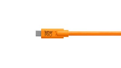 Tether Tools CUC3215-ORG USB-kabel USB 3.2 Gen 1 (3.1 Gen 1) 4,6 m USB A USB C Oranje