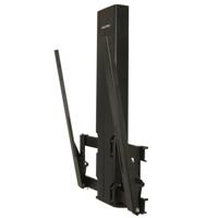 Ergotron Glide Wall Mount, HD flat panel bureau steun 152,4 cm (60") Muur Zwart - thumbnail