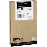 Epson inktpatroon foto zwart T 603 220 ml T 6031 - thumbnail