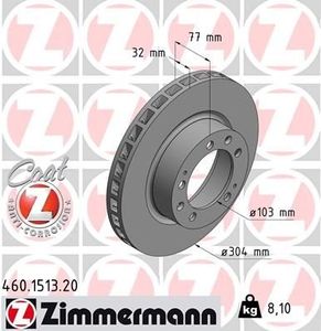 Remschijf Coat Z 460151320
