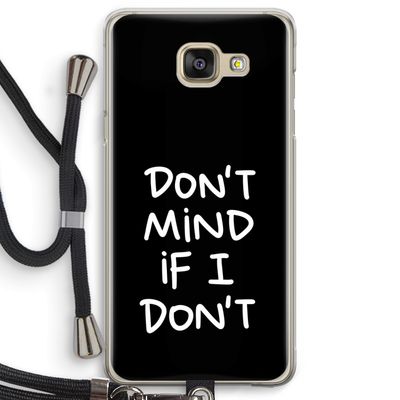 Don't Mind: Samsung Galaxy A5 (2016) Transparant Hoesje met koord