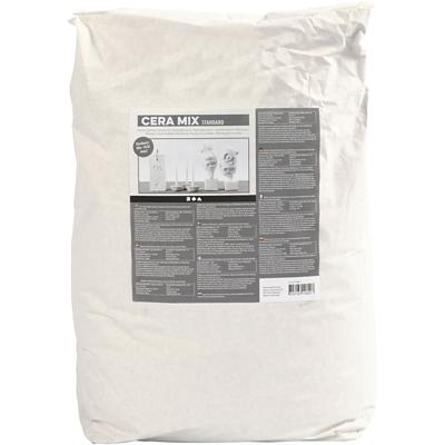 Creativ Company Cera-mix standaard gipsgietmix, lichtgrijs, 25 kg/ 1 doos