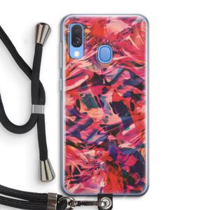 California: Samsung Galaxy A40 Transparant Hoesje met koord