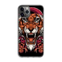 Tiger and Rattlesnakes: iPhone 11 Pro Max Transparant Hoesje
