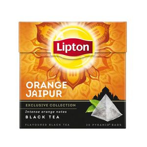 Lipton - Zwarte Thee Orange Jaipur - 4x 20 zakjes
