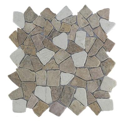 Stabigo Mosaic Y mix yucatan brown - cream 30x30 cm