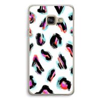 Cheetah color: Samsung A3 (2017) Transparant Hoesje