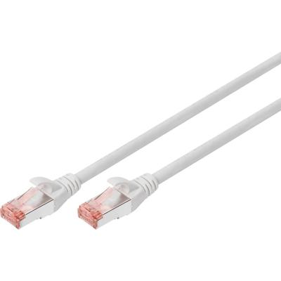 Digitus DK-1644-070 RJ45 Netwerkkabel, patchkabel CAT 6 S/FTP 7.00 m Grijs Halogeenvrij, Verdraaide paren, Snagless, Vlambestendig 1 stuk(s)