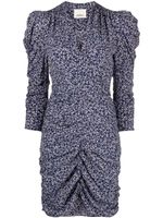 ISABEL MARANT robe courte Celina à fleurs - Bleu - thumbnail