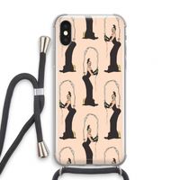 Pop Some Kim: iPhone X Transparant Hoesje met koord
