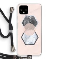 Creatieve toets: Pixel 4 Transparant Hoesje met koord