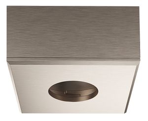 LED afdekring rvs-kleurig vierkant voor LED opbouwspot 2090 of 3090