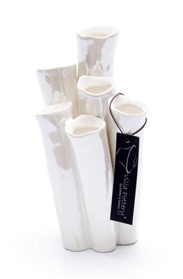 New Juul Vaas porselein 10x20cm wit
