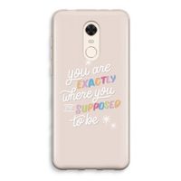 Right Place: Xiaomi Redmi 5 Transparant Hoesje