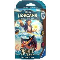 Disney Lorcana Azurite Sea Starter Deck Jim Hawkins & Tigger
