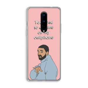 Hotline bling: OnePlus 8 Transparant Hoesje