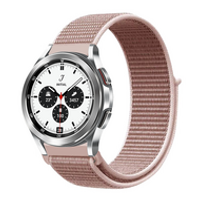 Sport Loop nylon bandje - Zacht roze - Samsung Galaxy Watch 4 Classic - 42mm / 46mm - thumbnail