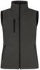 Clique 020959 Padded Softshell Vest Lady - Donkergrijs - XS