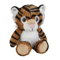 Pluche knuffel dieren Tijger 18 cm