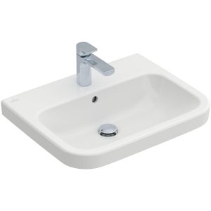 Villeroy & Boch Architectura wastafel 60x47cm met kraangat met overloop wit 41886001