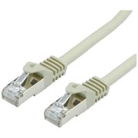 VALUE S/FTP-kabel Cat.7, met RJ-45-connectoren (500 MHz / Klasse EA), grijs, 2 m - thumbnail