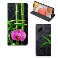 Samsung Galaxy A42 Smart Cover Orchidee