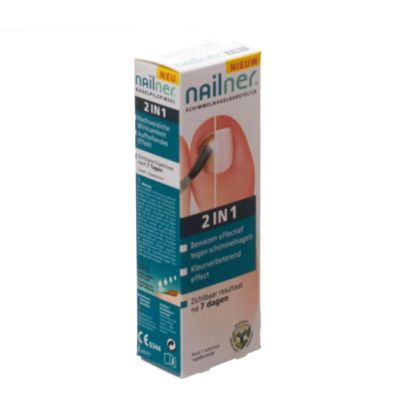 Nailner 2in1 Kalknagel kwastje 5ml