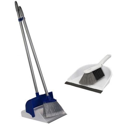 Vegen Combieset - van 2x stoffer / blik artikelen - lange/korte steel - Kunststof Vegen Combieset - van 2x stoffer / blik artikelen - lange/korte steel - Kunststof