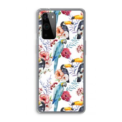 Bloemen tukan: OnePlus 9 Pro Transparant Hoesje