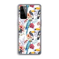 Bloemen tukan: OnePlus 9 Pro Transparant Hoesje