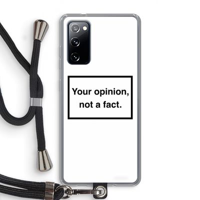 Your opinion: Samsung Galaxy S20 FE / S20 FE 5G Transparant Hoesje met koord