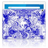 Tablet BackCover Lenovo Tab M10 Angel Skull Blauw - thumbnail