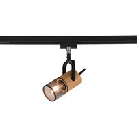 LED Railverlichting - Track Spot - Trion Dual Yosh - 2 Fase - E14 Fitting - Rond - Mat Zwart - Aluminium LED Railverlichting - Track Spot - Trion Dual Yosh - 2 Fase - E14 Fitting - Rond - Mat Zwart - Aluminium