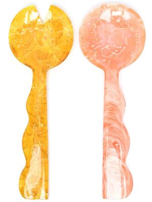 Jonathan Adler service à salade Como Ripple - Rose
