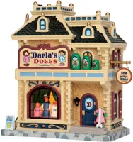 Lemax darla&apos;s dolls verlicht kersthuisje Caddington Village 2017