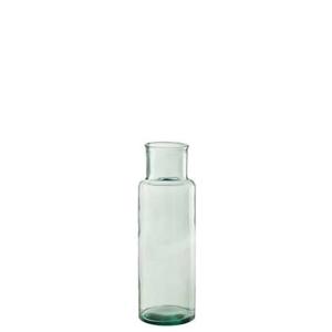 J-Line vaas Cilinder - gerecycleerd - glas - small