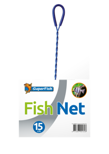 Superfish Aquarium Schepnetje 15cm - Ergonomisch Voor Veilig Vis & Vuil Verwijderen